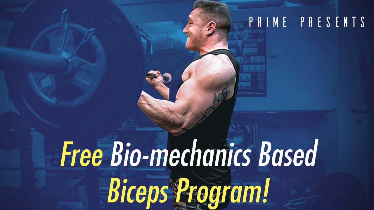 Free Biceps Program & Understanding The Bio-Mechanics of Exercise Selection Image